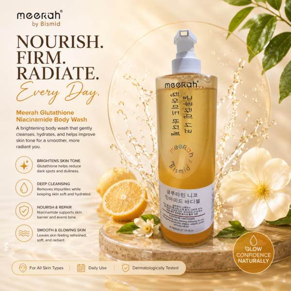 Bismid Meerah Glutathione Niacinemide body wash