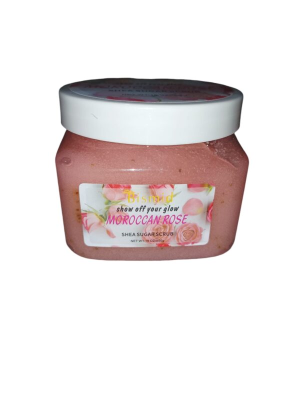 Bismid Moroccan Rose Shea Sugar Scrub