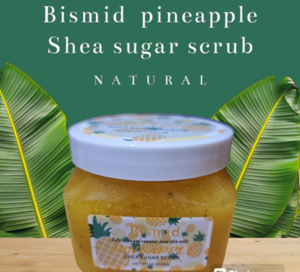 Bismid pineapple shea sugar scrub