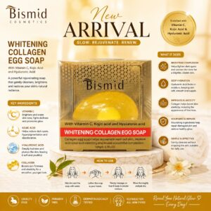 Bismid  whitening collagen Egg soap