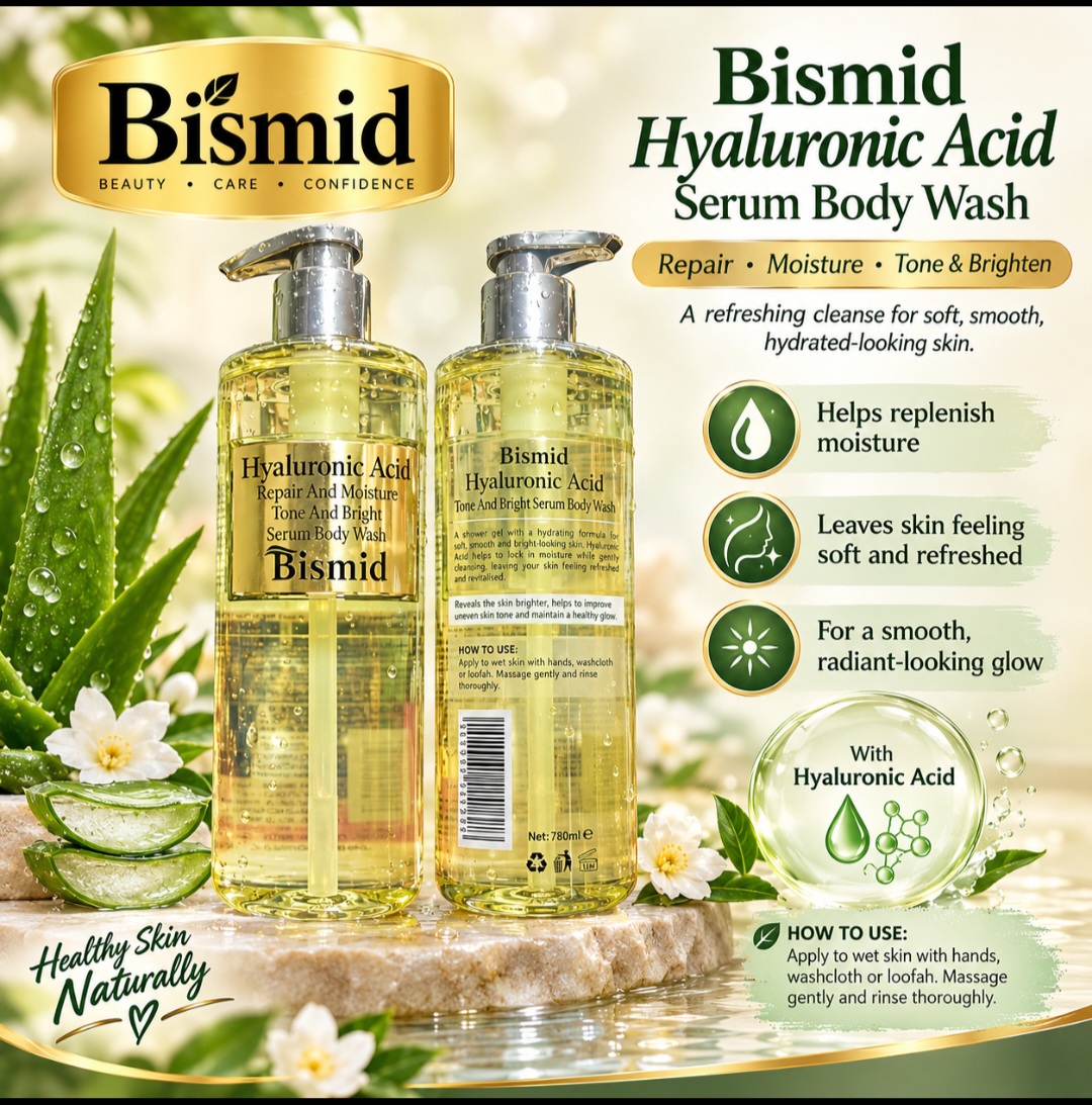 Bismid Hyaluronic Acid Whitening Serum Shower Bath