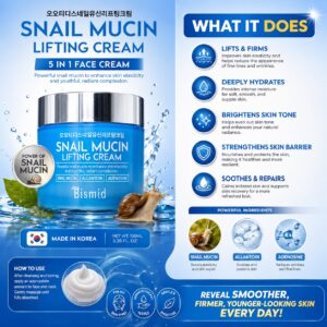 Bismid Snail Mucin Day And Night lifting Cream