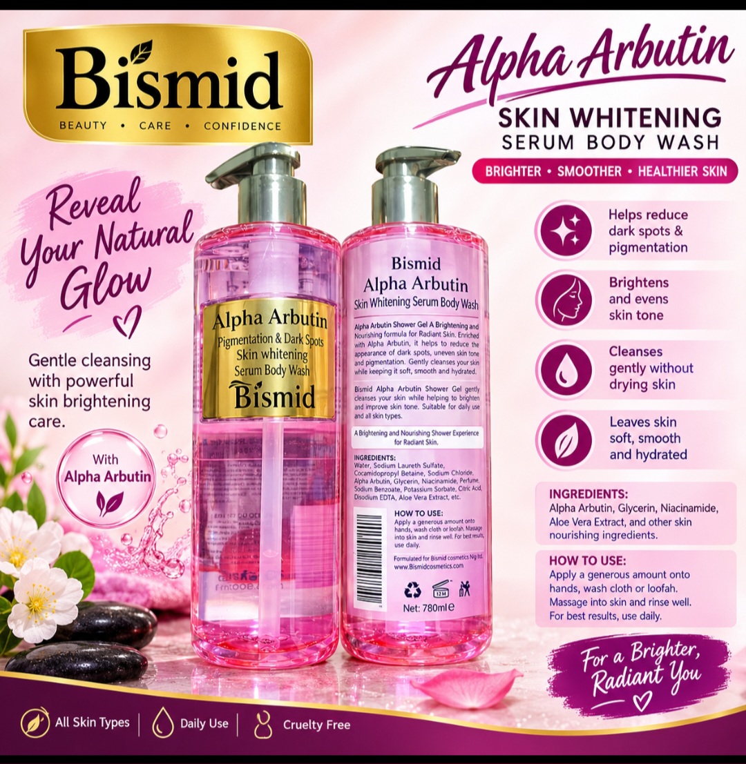 Bismid  Alpha Arbutin  And Glowing Shower Bath