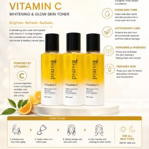 BISMID VITAMIN C WHITENING& GLOW SKIN TONER  PERFECT RADIANT