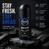 NIVEA Men Deep Darkwood Deodorant - Antibacterial Deodorant with Activated Charcoal