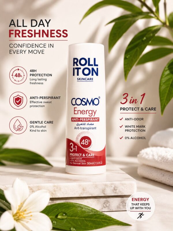 Cosmo Energy Anti - Perspirant Roll It On